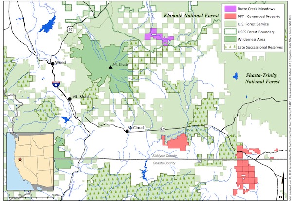 Butte Creek Map