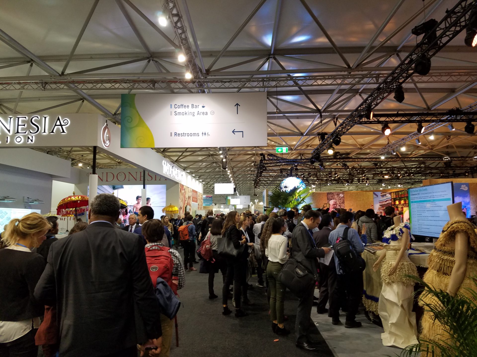 halls are full at COP 23