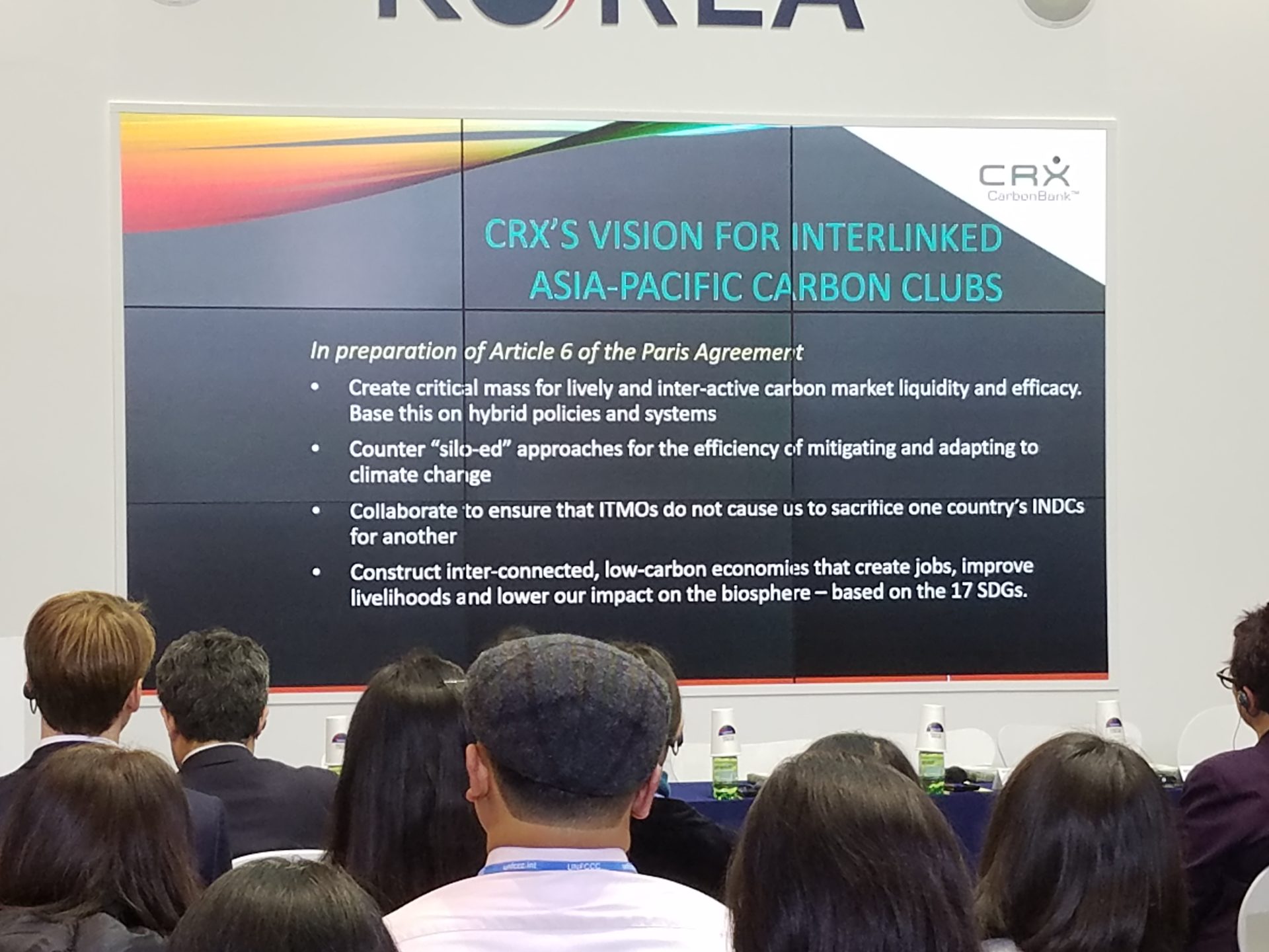 discussion of carbon markets in Asia