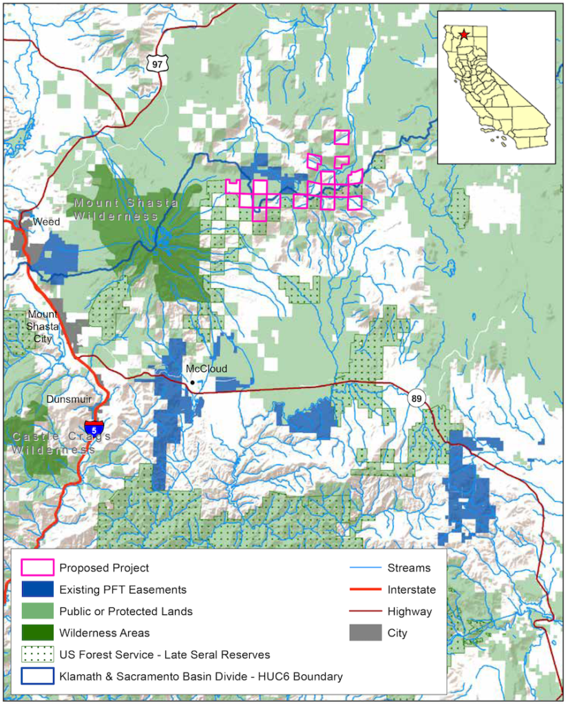 Butte Creek Map