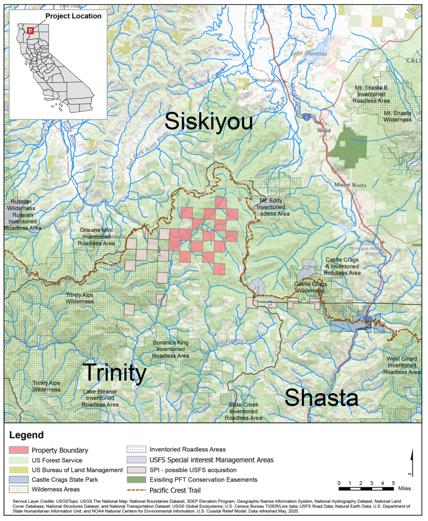 Butte Creek Map